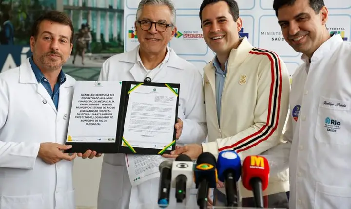 Governo e prefeitura entregam novas estruturas a hospitais do Rio 