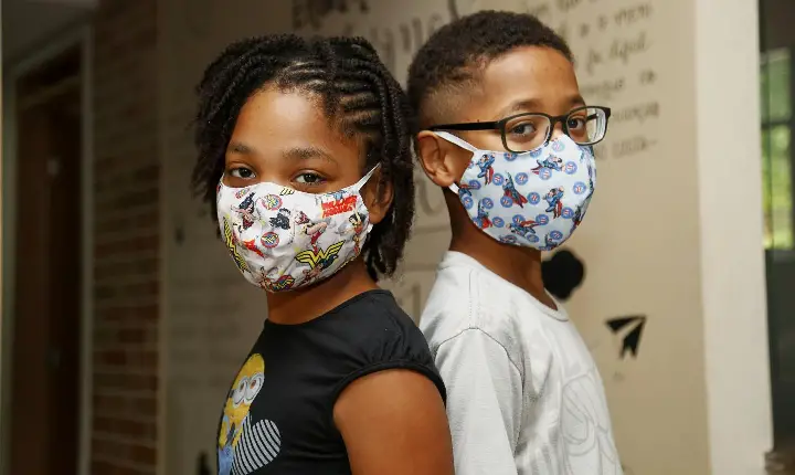 MINUTO UNICEF: saiba como deve ser o uso de máscaras nas escolas